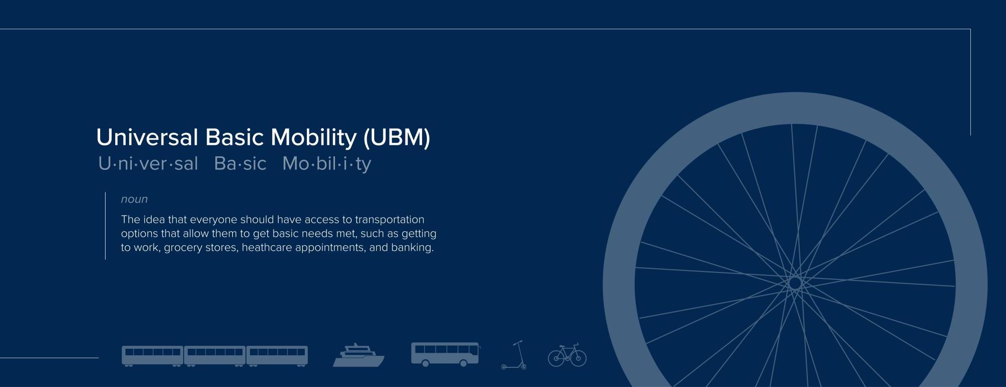 Universal Basic Mobility  gets people where they need to be